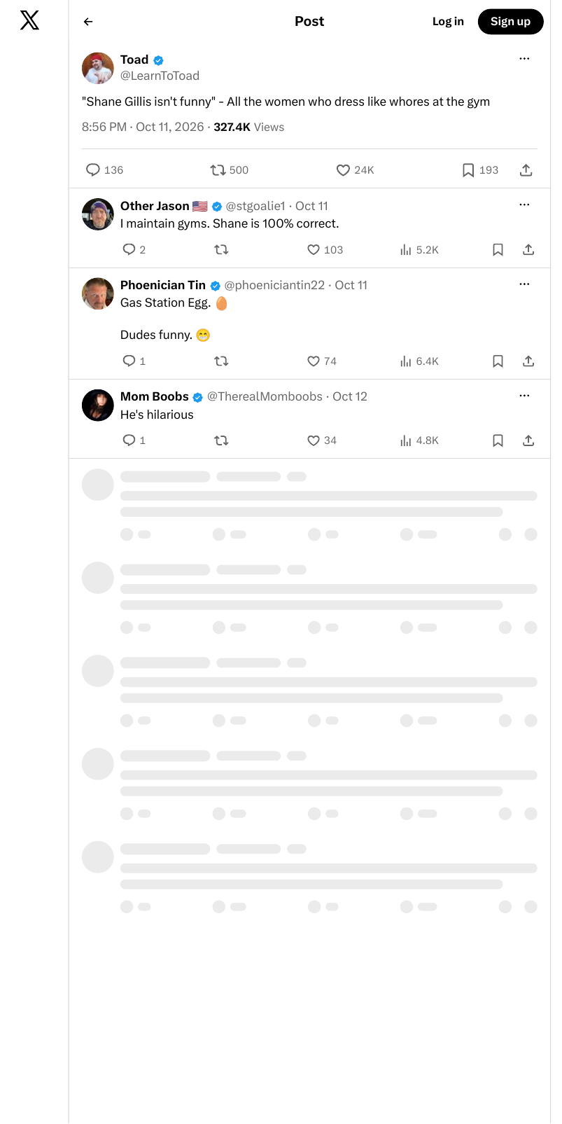 Screenshot of post by @LearnToToad